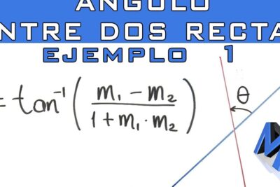 angulos entre dos rectas descubre su importancia y aplicacion