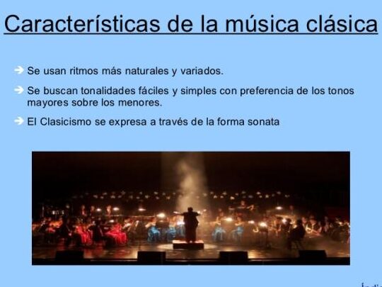 Características Distintivas de la Música Clásica 1 caracteristicas distintivas de la musica clasica