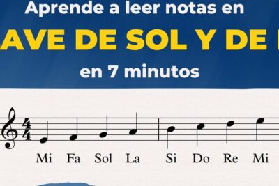 clave de sol secretos para leer notas como un profesional
