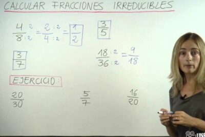 como calcular la fraccion irreducible simplifica tus operaciones