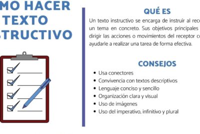 como hacer un texto instructivo pasos claros y concisos