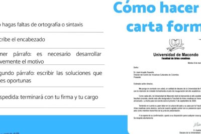 como hacer una carta formal con ejemplos normas y ejemplos practicos