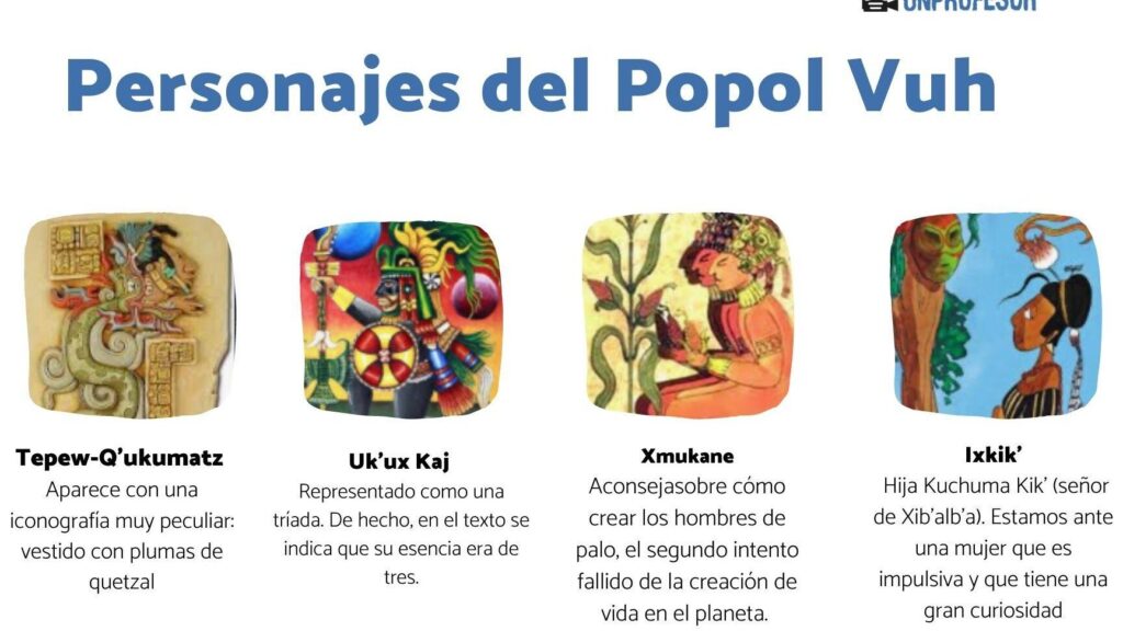 Conoce a los 8 principales personajes del Popol Vuh 1 conoce a los 8 principales personajes del popol vuh