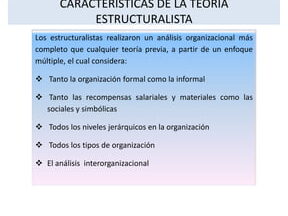 Estructuralismo: Características y Enfoque Analítico 1 estructuralismo caracteristicas y enfoque analitico
