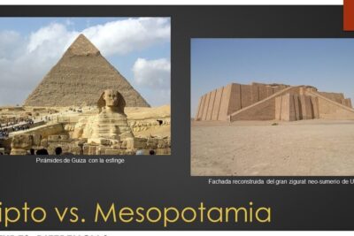 mesopotamia vs egipto dos civilizaciones dos historias