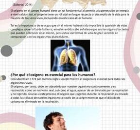 oxigeno caracteristicas y importancia vital para la vida