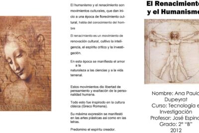 texto humanistico caracteristicas y expresion del pensamiento renacentista