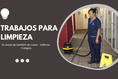 trabajos para Limpieza